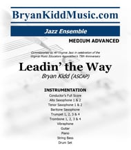 Leadin' the Way Jazz Ensemble sheet music cover Thumbnail